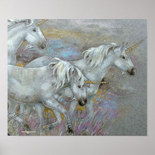 Poster COPIE - juments de la licorne trois
