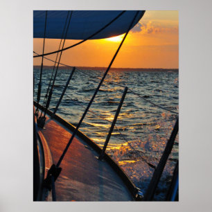 Poster Copie occidentale de toile de navigation