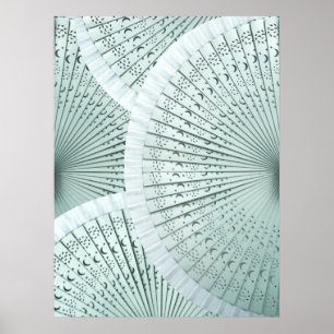 Poster Copie orientale de lunes et d'étoiles