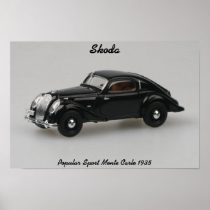 Poster Copie populaire de Monte Carlo 1935 de sport de