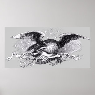 Poster Copie révolutionnaire d'Eagle de guerre