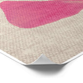 Poster Copie rose de fleur (Coin)