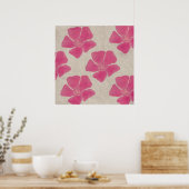 Poster Copie rose de fleur (Cuisine)