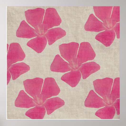 Poster Copie rose de fleur (Devant)