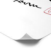 Poster Copie samouraï de guitare de roche (Coin)