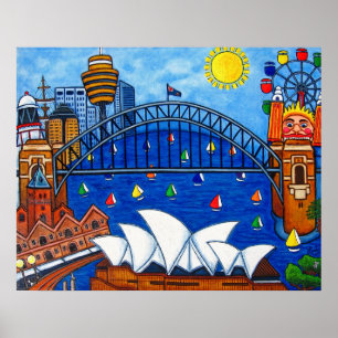 Poster Copie sensationnelle de Sydney par Lisa Lorenz