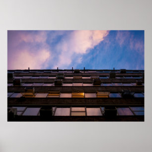 Poster Copie urbaine de ciel et de photographie de