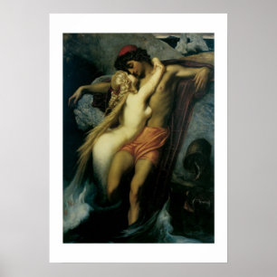 Poster Copie victorienne romantique d'une manière