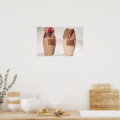 Poster Copies de deux bocaux canopiques New Kingdom (Cuisine)