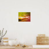 Poster Copilote de dragonfly Insect Grunge Abstrait (Cuisine)