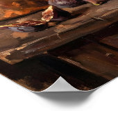 Poster Copper Pot II Peinture Vintage (Coin)
