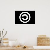 Poster Copyleft - l'information veut être libre (Cuisine)
