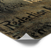 Poster Coq de Cocorico périodique (Coin)