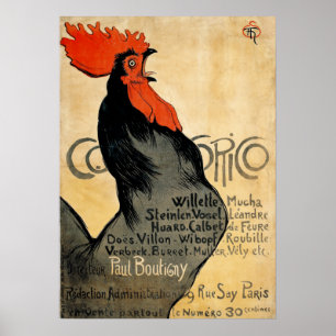 Poster Coq de Cocorico périodique