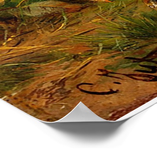 Poster Coq et poules Carl Jutz Développement numérique (Coin)