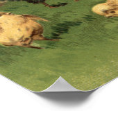 Poster Coq et poussins (Coin)