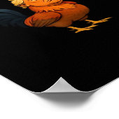 Poster Coq F-Caw-F Anti Classique (Coin)