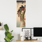 Poster Coq perché sur un érable (Bureau à domicile)