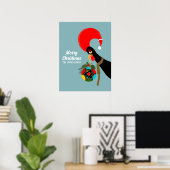 Poster Coq portugais et saint Bauble de Noël (Bureau à domicile)