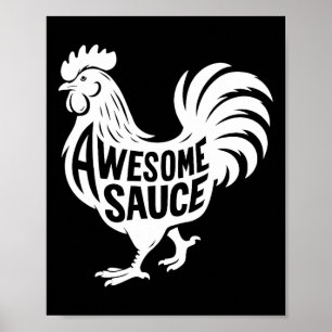 Poster Coq Sauce Incroyable