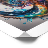 Poster Coque cosmique de Nautilus (Coin)