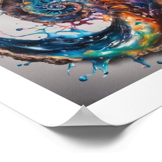 Poster Coque cosmique de Nautilus (Coin)