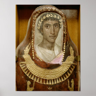 Poster Coque de momie peint et doré de Artemidorus