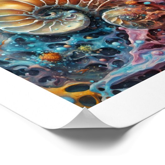 Poster Coque microbiale de Nautilus (Coin)