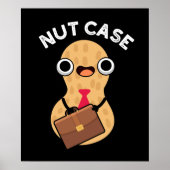 Poster Coque Nut Funny Arachide Puns Dark BG (Devant)