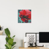 Poster Coquelicot (Bureau à domicile)