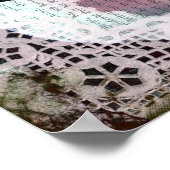 Poster Coquelicot et Dentelle (Coin)