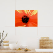 Poster Coquelicot orange (Cuisine)