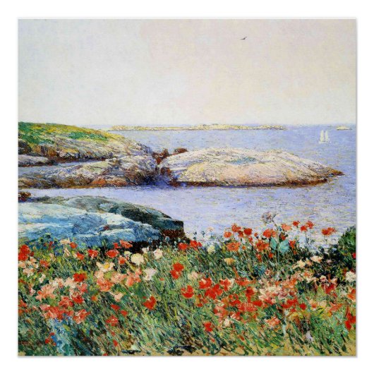 Poster Coquelicots, îles de Shoals, (Devant)