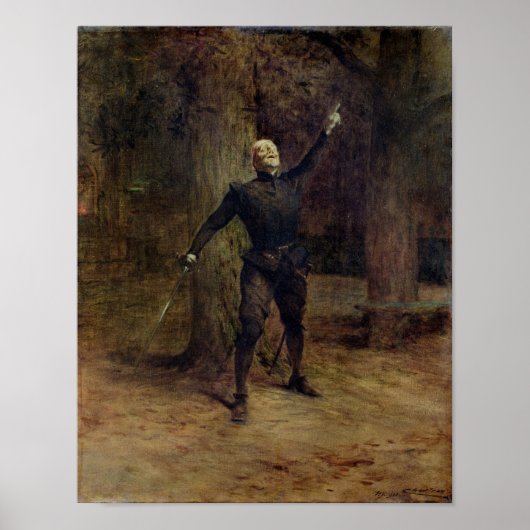 Poster Coquelin constant comme Cyrano de Bergerac (Devant)