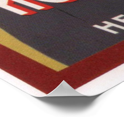 Poster Coques de cigarettes de Isadzhanov Ad ~ Moscou 190 (Coin)