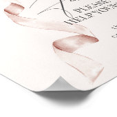 Poster Coquette Beige Bow Faveur Décor Signal (Coin)