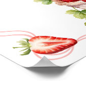 Poster Coquette Berry In Love Custom Party Signer (Coin)