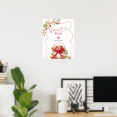 Poster Coquette Berry In Loy Invest Book Party Signal (Bureau à domicile)