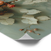 Poster Coquette Birds Floral (Coin)