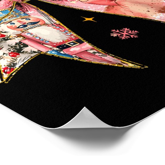 Poster Coquette Bow Christmas Nutcracker Ballet Festive W (Coin)