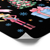 Poster Coquette Bow Christmas Nutcracker Ballet Festive W (Coin)