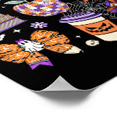 Poster Coquette Bow Ghost Cute Halloween Enseignantes Fem (Coin)