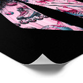 Poster Coquette Bow Inline Hockey Player Girl Mom Mother' (Coin)