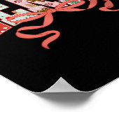 Poster Coquette Bow Joyeux Noël Noël Jeu de Noël Pajamas (Coin)