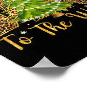 Poster Coquette Bow Leopard Christmas Joy To The World Xm (Coin)