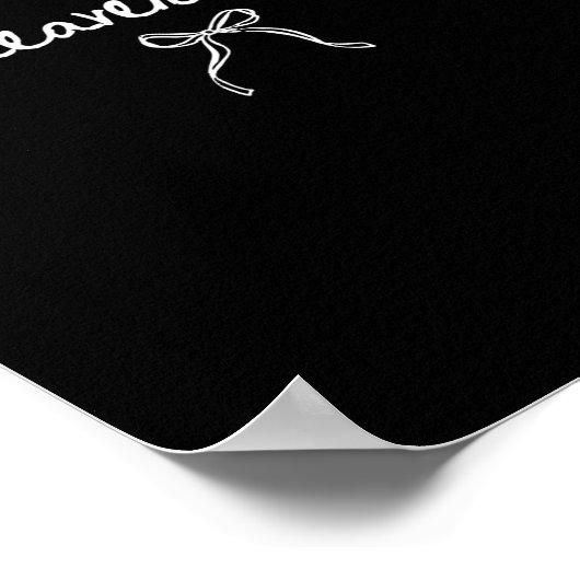 Poster Coquette Bow Make Heaven Crowded Funny Religious C (Coin)