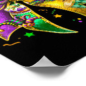 Poster Coquette Bow Mardi Gras New Orleans Fleur De Lis F (Coin)