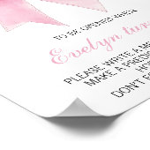 Poster Coquette Bow rose Anniversaire Capsule du temps (Coin)