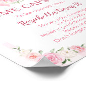 Poster Coquette Bow rose Anniversaire Capsule temps Poste (Coin)