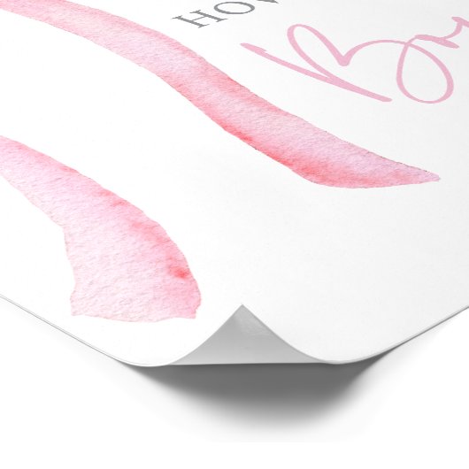 Poster Coquette Bow Rose Devine Combien De Jeu Anniversai (Coin)